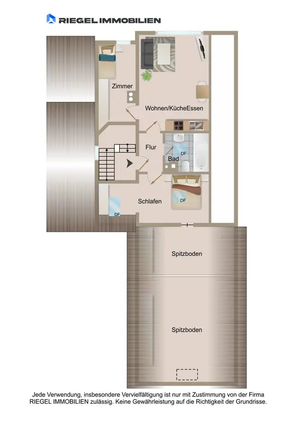 Sie hier? Wir auch! Kapitalanlage oder Eigennutz, Dachgeschosswohnung mit gelungener Raumaufteilung – Bild 15