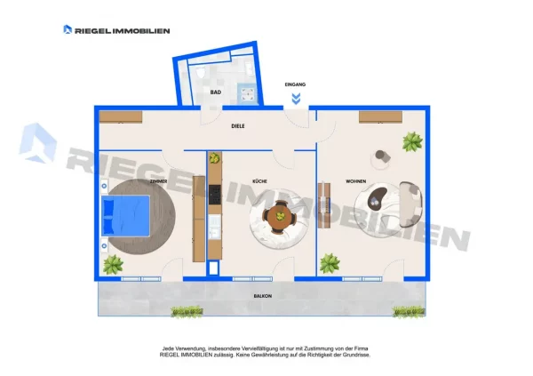 Sie hier? Wir auch! 2-Zimmer-Wohnung mit Klimaanlage und Balkon für Kapitalanleger und Eigennutzer – Bild 4