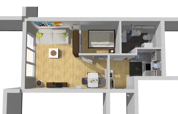 Sie hier ? Wir auch! Gepflegtes Appartement + EBK mit Duplex-TG-Stellplatz,Terrasse und Gartenanteil – Bild 7