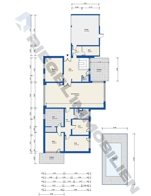 Sie hier? Wir auch! Eine absolute Rarität -Bungalow auf ca. 1.213 m² gr. Grundstück in Traumlage! – Bild 7